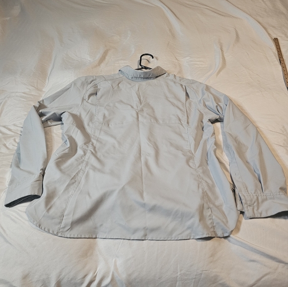 Columbia Omni Shade Men's Long Sleeve Shirt Cool Gray XL - Picture 5 of 6